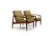Set of Vintage Paper Knife Easy Chairs by Kai Kristiansen for Magnus Olesen, 1960s 1