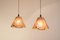 Vintage Swiss Teak & Cord Pendant Lamps from Temde, Set of 2, Image 3