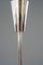 Big Bauhaus Nickel Pendant with Original Glass Shade, Germany, 1920s 12