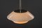 Big Bauhaus Nickel Pendant with Original Glass Shade, Germany, 1920s 6