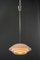 Big Bauhaus Nickel Pendant with Original Glass Shade, Germany, 1920s 10