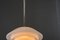 Big Bauhaus Nickel Pendant with Original Glass Shade, Germany, 1920s 8