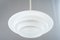 Big Bauhaus Nickel Pendant with Original Glass Shade, Germany, 1920s 4