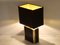 Vintage Acrylic Glass and Metal Table Lamp from Romeo Rega, 1970s 4
