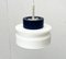 Mid-Century Space Age German Glass Pendant Lamp from Staff, 1970s 14