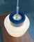 Mid-Century Space Age German Glass Pendant Lamp from Staff, 1970s 2