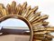 Baroque Style Sunburst Wall Mirror in Gilded Wood, France, 1930s 6