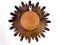 Baroque Style Sunburst Wall Mirror in Gilded Wood, France, 1930s 11
