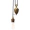 Vintage French Brass Pulley Pendant Lamp, Image 7