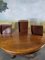 Vintage Table in Walnut with Central Leg, Image 8