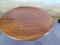 Vintage Table in Walnut with Central Leg, Image 9