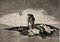 Francisco De Goya, Non c'è nessuno che li aiuti originale Radierung, inizio XIX secolo, acquaforte, Immagine 1