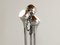 Vintage Floor Lamp with Three Chrome Spots on a White Base by Goffredo Reggiani, Image 6