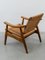 Sillón vintage de cuerda tejida al estilo de Hans Wegner, años 60, Imagen 8
