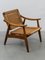 Sillón vintage de cuerda tejida al estilo de Hans Wegner, años 60, Imagen 16