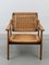 Sillón vintage de cuerda tejida al estilo de Hans Wegner, años 60, Imagen 3