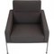 3301 Lounge Chair in Grey Fabric by Arne Jacobsen, 1990s, Image 7