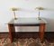 Burl & Glass Console Table, 1970s, Image 4