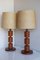 Lampade da tavolo Mid-Century moderne in teak di Möllers Armatur, Svezia, set di 2, Immagine 2