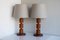 Lampade da tavolo Mid-Century moderne in teak di Möllers Armatur, Svezia, set di 2, Immagine 1