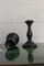 Marbled Spheres with Pedestals in Wood, 1950s, Set of 2 6