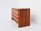 Minimalistische architektonische Kommode aus Kirschholz Mod. Spigo von Vico Magistretti für Flou, 1991 2