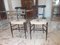 Set of Chiavarina Campanino Chairs with Hand-Embroidered Seats from Fratelli Levaggi, 1960s, Image 14