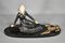 Art Deco French Metal & Marble Sculpture by Salvatore Melani, 1920s 9