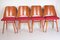 Mid-Century Dining Chairs by Oswald Heardtl for Ton, 1960s, Set of 4 1