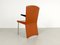 Vintage Cognac Leather Dining Chair by Andrea Branzi for Zanotta 5