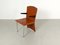 Vintage Cognac Leather Dining Chair by Andrea Branzi for Zanotta 3