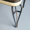 Mid-Century Formica and Vinyl Table with Wrought Iron Legs, 1960s 6
