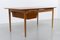 Scrivania moderna in teak e quercia di Ib Kofod Larsen per Fredericia, Danimarca, anni '56, Immagine 1
