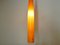 Lámpara colgante de vidrio naranja de Gino Vistosi para Vistosi, años 60, Imagen 8