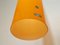 Orangefarbene Glas Hängelampe von Gino Vistosi für Vistosi, 1960er 5