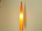Lámpara colgante de vidrio naranja de Gino Vistosi para Vistosi, años 60, Imagen 3