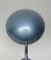 Lámparas de mesa en azul metálico con brazo cromado, años 50. Juego de 2, Imagen 13