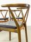 Mod. Sedie da pranzo nr. 255 di Henning Kjaernulf per Bruno Hansen, anni '60, set di 4, Immagine 8