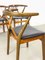 Mod. Sedie da pranzo nr. 255 di Henning Kjaernulf per Bruno Hansen, anni '60, set di 4, Immagine 9