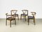 Mod. Sedie da pranzo nr. 255 di Henning Kjaernulf per Bruno Hansen, anni '60, set di 4, Immagine 2