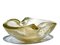Seguso Murano Gold Glass Big Bowl, 1960s, Image 2