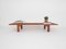 Large Mid-Century Slat Bench in the style of Martin Visser, 1960s 2