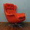 Danish Red Armchair, 1970s 7