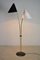 Vintage Black and White Copper Floor Lamp, Image 3