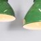 Large Vintage Industrial Green Pendant Lamp, 1950s 17