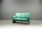 Model Bora Bèta Sofa in Mintgreen Leather by Axel Venthoven for Leolux, 1984 2