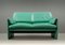 Model Bora Bèta Sofa in Mintgreen Leather by Axel Venthoven for Leolux, 1984 20