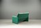Model Bora Bèta Sofa in Mintgreen Leather by Axel Venthoven for Leolux, 1984 9