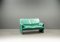 Model Bora Bèta Sofa in Mintgreen Leather by Axel Venthoven for Leolux, 1984 3