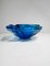 Bohemian Ashtray CZ with Cobalt Blue Flower, 1970s, Image 2